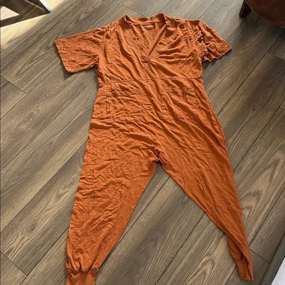 Natural Life Rust Cotton jumpsuit romper xs - Picture 1 of 6